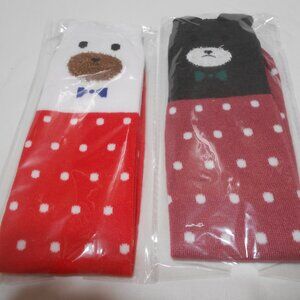 NEW Girls Knee high animal Character Socks one size cozy soft multi-colored 👸